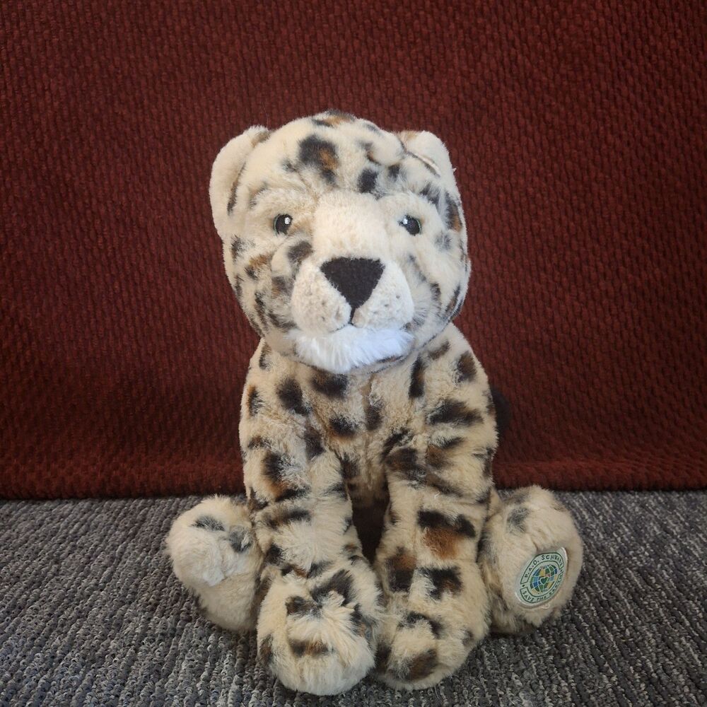FAO Schwarz Sustainable Amur Leopard Plush Stuffed Animal Planet Love 10" (Sit)